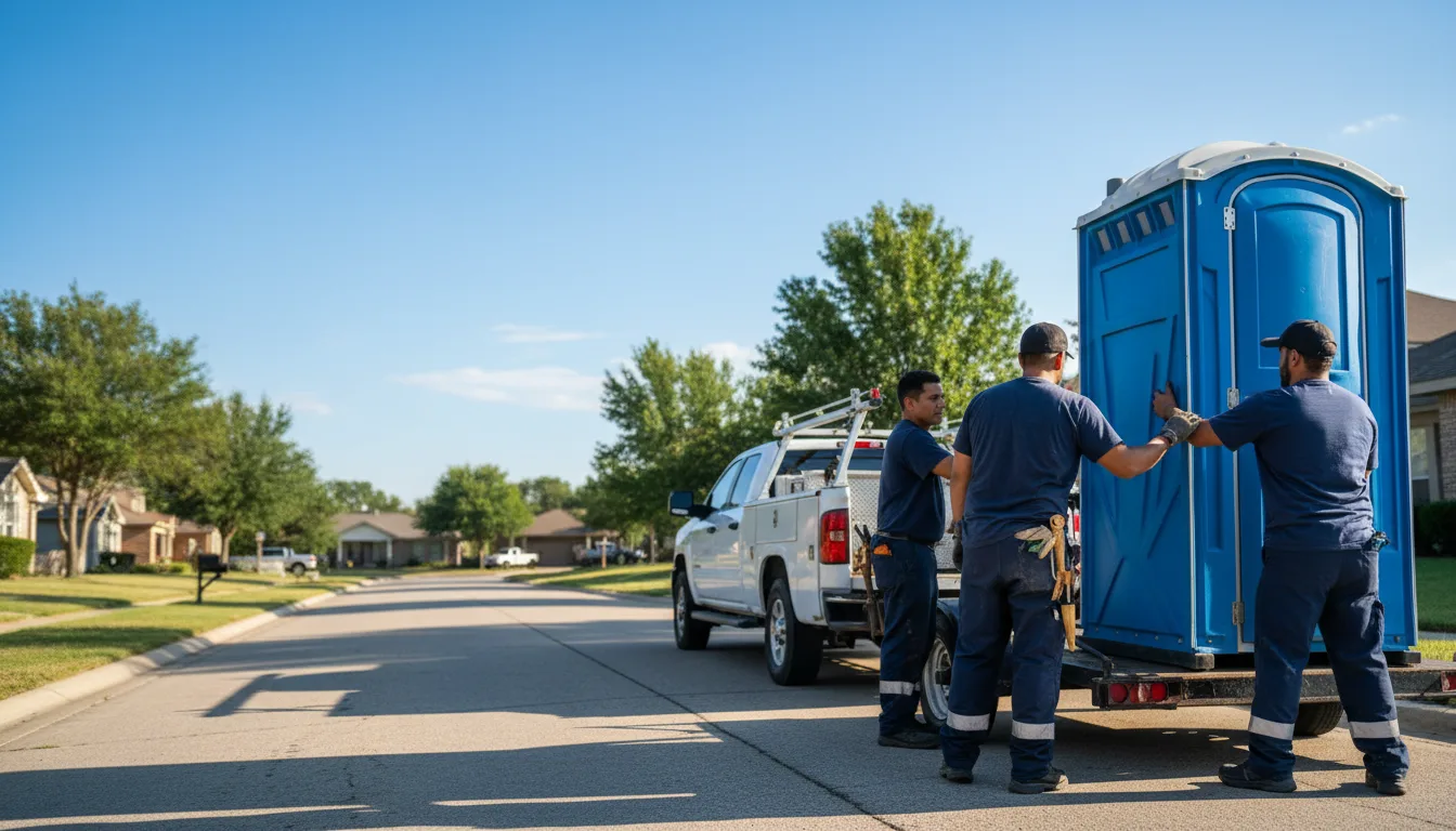 Portable Toilet Rental in Pottsboro, TX near me